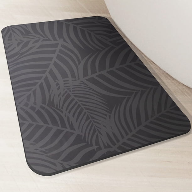 Diseño antideslizante para fregaderos de cocina, alfombrilla de baño de piedra de diatomeas de secado rápido, súper absorbente, natural y segura, fácil de limpiar, uso versátil (40 x 60 cm)