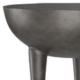 thumbnail image 4 of Simpli Home Otto Contemporary 21 inch Wide Cast Aluminum Side Table in Graphite, Fully Assembled, 4 of 6