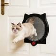 thumbnail image 5 of Yhmxh Cat Door Flap Cat Flap Door, 4 Way Locking, 12.2x10.2 in Interior Cat Door for Cats & Small Dogs, Magnetic Weatherproof Cat Flap with Strong Attachment Force Closure, 5 of 6