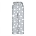 thumbnail image 2 of Yokua Women's Flannel Printed Fleece Pajama Pants Drawstring Comfortable Casual Pants with Pockets, 2 of 7
