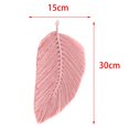 thumbnail image 3 of 2 Piezas Chic Macrame Leaf Wall Hanging Boho Artesanía Hecha a Mano Macrame Macarena Tapiz para colgar en la pared, 3 of 8