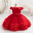 thumbnail image 6 of Elainilye Fashion Flower Girl Dresses for Wedding Party Tulle Princess Pageant Dress Prom Ball Gown, Sizes 7M-4Y, 6 of 6