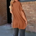thumbnail image 5 of Staron Women's Casual Tops Basic Round Neck Short Sleeve Pullover Blouse Fashion Tee Loose Comfy Shirt for Spring Summer, Coffee XXL, 5 of 7