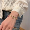 thumbnail image 6 of Aellinatey Adjustable Simple Butterfly Charm Wristband Party Jewelry Stackable Bangle, 6 of 18