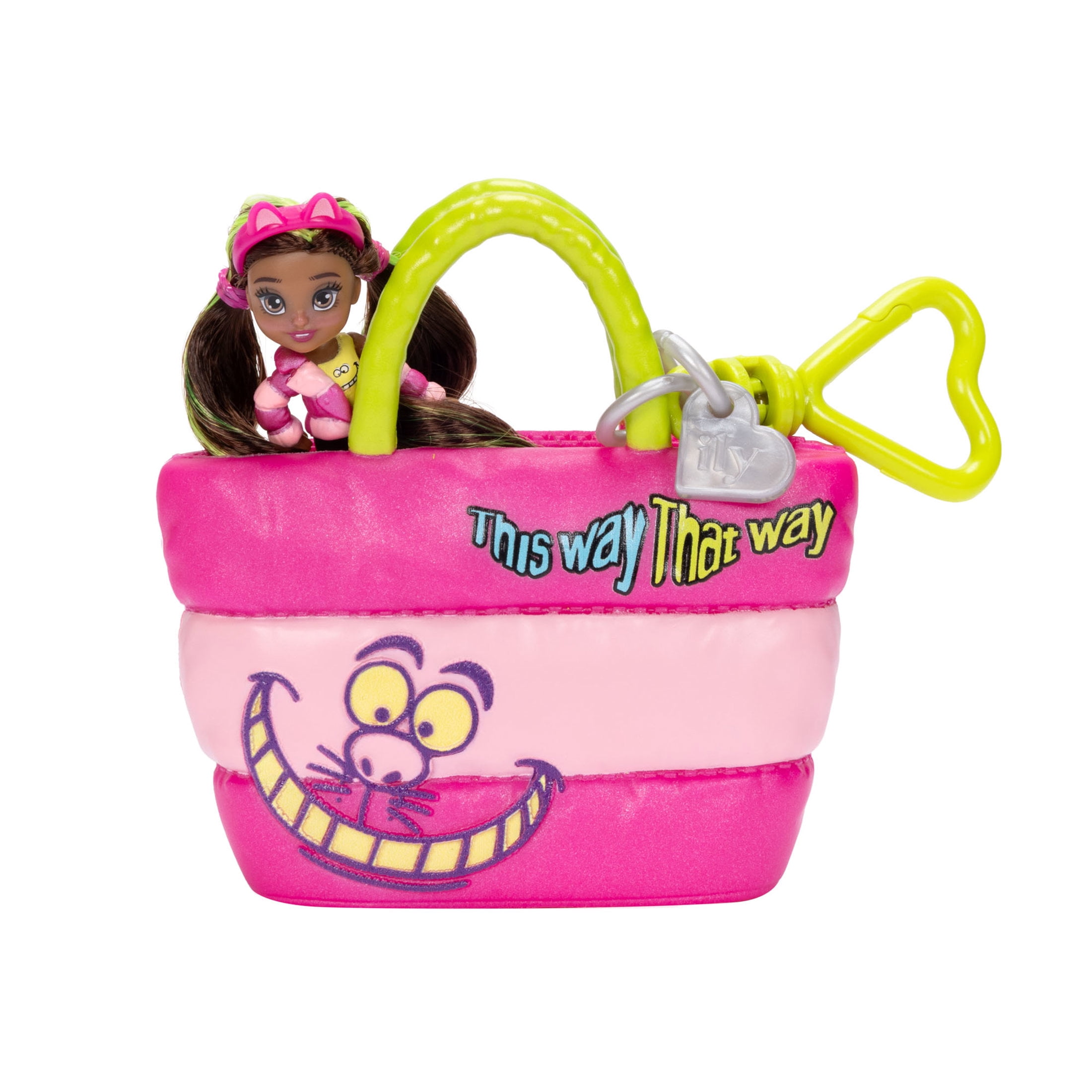 Disney Tote Ily Teenies Series 3 I Love Cheshire Cat Mini Doll