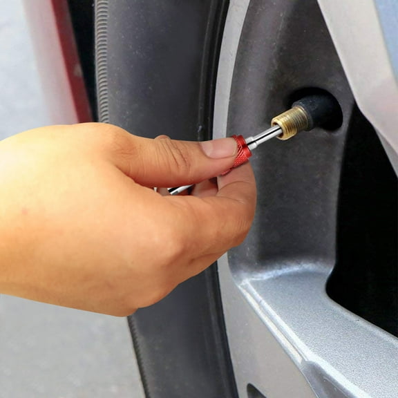 HONMEET Car Tire Valve Stem Remover Tool Set, Aluminum Alloy, Easy to Use, 2 Pieces for Auto Repair