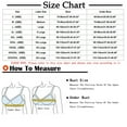 thumbnail image 2 of SROBPTY Womens Bras,Plus Size Summer Wireless Bras for Womens,Women's Comfortable Casual Steel Ring Tank Top Thin Lace Plus Size Bra, 2 of 2