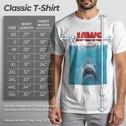Mens Jaws Oversized Movie Poster Graphic T-Shirt