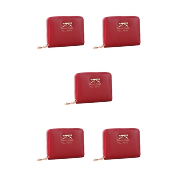 Sonducket Cartera elegante y compacta con tarjetero para un fácil acceso Cartera Tarjetero Carteras pequeñas rojo vino Type2 NO2