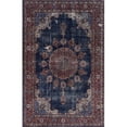 thumbnail image 1 of Dynamic Rugs IL698886530 5 ft. 3 in. x 7 ft. 7 in. Illusion 8886 Rectangle Transitional Area Rug - 530 Denim & Burgundy, 1 of 1