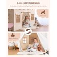 thumbnail image 2 of Carpa de campaña Besey Kids 2 en 1 con alfombrilla acolchada y luces de 51 x 35 x 51 cm, 2 of 9