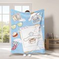 thumbnail image 1 of 3D Printing, Cartoon Soft Double Flannel Blanket, Super Soft Blanket, Suitable For Living Room, Sofa, 1 of 3