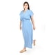 thumbnail image 2 of Maxi vestido de algodon Roman Fashion /Tallas Extras, 4365 (Azul claro) azul 38, 2 of 6
