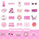 thumbnail image 3 of Pegatinas estéticas rosas para niña, pegatinas lindas impermeables, 50 Uds., botella de agua, pegatinas para teléfono portátil para adolescentes y niños, 3 of 5