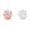 Pink+White, variant on 2-in-1 Dog Bath Brush & Shampoo Dispenser - Silicone Pet Grooming Scrubber with Soft Bristles for Dogs & Cats - Massage Shower Brush for Long/Short Hair - Creates Rich Lather for Easy Bathing