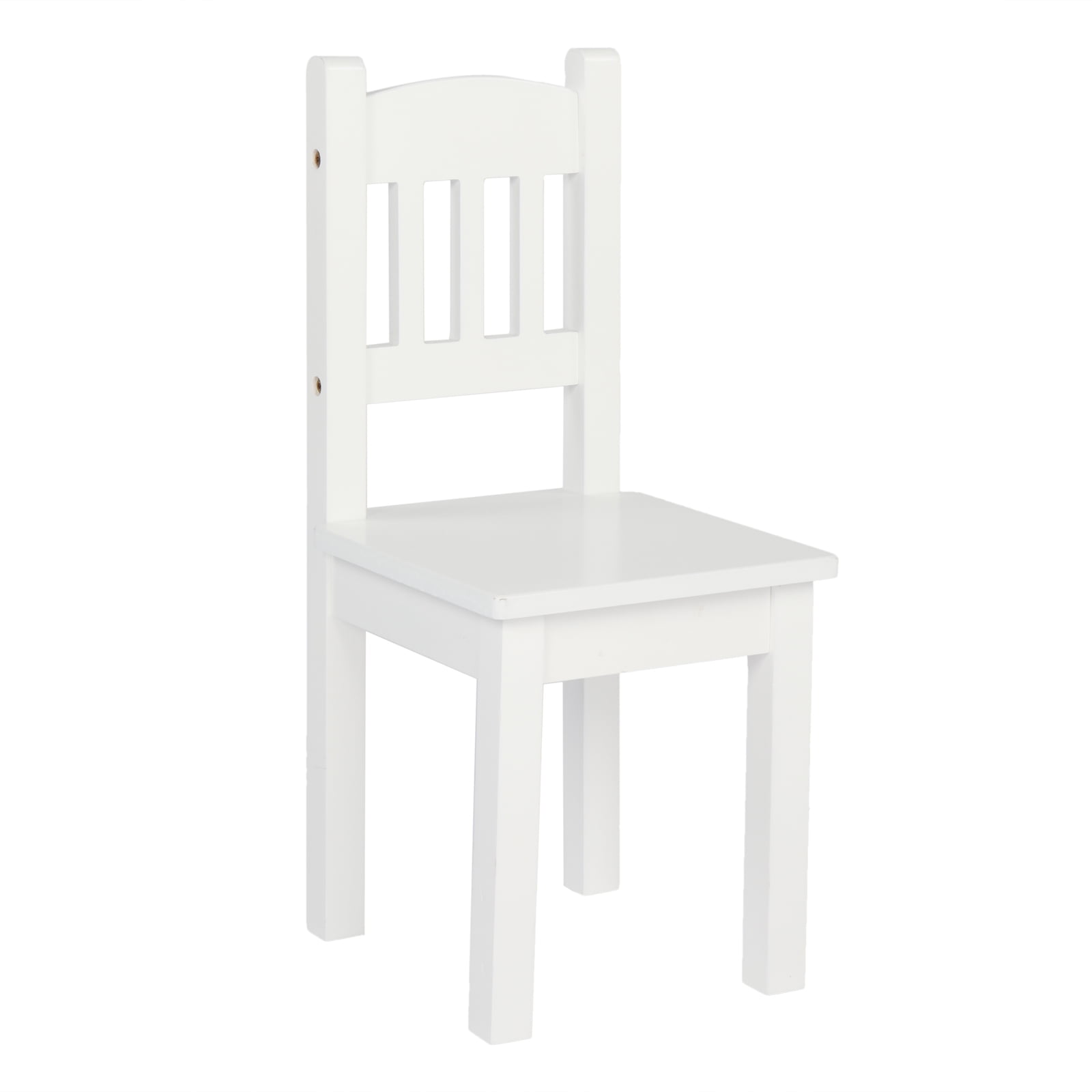 Lowestbest Painted Student Table and Chair Set, Multifunctional Study Table and Chair Set with Desk, White