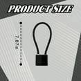 thumbnail image 2 of MELIVO Bike Lock,7.87" Bike Lock with Key,Opening Steel Cable Bicycle Lock Scooter Locks Anti Theft,Black, 2 of 7