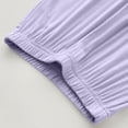 thumbnail image 5 of Agkizg Kids Girls Clothing Set Solid 2 Piece Outfit Short Sleeve Crewneck Top Pants Set, 5 of 6