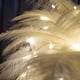 thumbnail image 5 of Lámpara de mesa Feather - Luz nocturna LED a pilas para dormitorio, salón, centro de mesa de boda, decoración de fiestas, blanco y rosa, 5 of 7