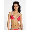 thumbnail image 2 of No Boundaries Celebration Print Reversible Bikini Top, Women's XXS-XXL, 2 of 6