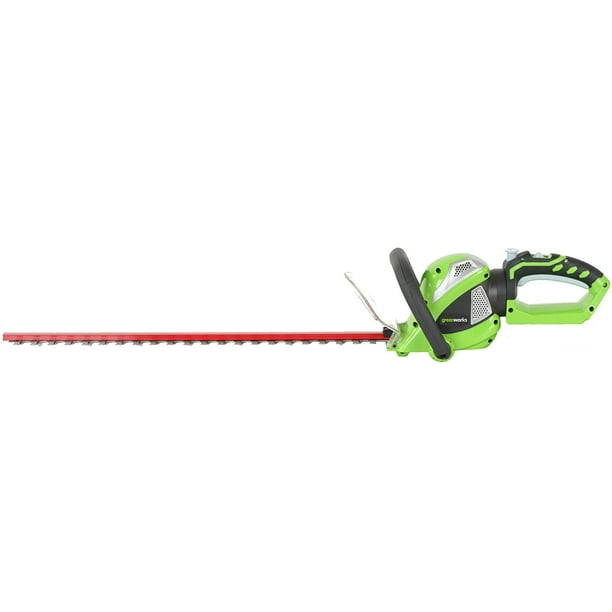 Greenworks 24Inch 40V Cordless Hedge Trimmer with Rotating Handle