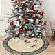 thumbnail image 5 of 100cm/39.37inches Christmas Tree Skirt Round Merry Xmas Decor Rugs For Living Room Bedroom Carpet Printing Mats Christmas Tree Skirt Mat, 5 of 6