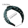 thumbnail image 2 of ZOUYUE Womens Headbands, 6Pcs Knotted Head Bands No Slip Fashion for Girls Wide Top Knot Turban Velvet Hair Hoops, 2 of 8