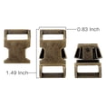 thumbnail image 2 of 50 - Country Brook Design® 5/8 inch Contoured Antique Brass Side Release Buckles, 2 of 2