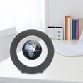 thumbnail image 3 of Magnetic Levitation Globe 4 Inch with Colorful LED Lights, O Shape, Anti-Gravity Magnetic Levitation Rotating World Map, Suitable for Children's Gift Desktop Decoration, 3 of 8