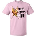 thumbnail image 3 of Inktastic West Virginia Girl- Butterfly T-Shirt, 3 of 5