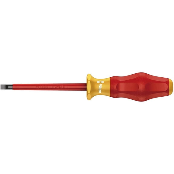 Wera 05031585001 5.5 x 200mm VDE Insulated Slotted Screwdriver