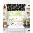 thumbnail image 6 of Valances for Windows Fall Pumpkin Rod Pocket Cafe Window Treatments Valance Curtains for Kitchen Bathroom Laundry Basement Windows 42"x12", 6 of 6