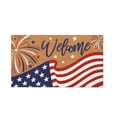 thumbnail image 2 of Honmine 250th Anniversary of Independence Imitation Coir Doormat, Entryway Floor Mat, Patriotic Scraper Mat for Front Door, Porch, Patio, 2 of 6