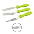 thumbnail image 4 of Injueey Juego de 3 unidades de esparcidor de glaseado para tartas, espátula para crema más de acero inoxidable, herramienta para Type1 NO1, 4 of 6