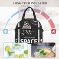 thumbnail image 5 of Xecao I Need More Space Print Insulated Lunch Box, Lunch Cags Lunch Bag Featuring An Adjustable Shoulder Strap, 5 of 5