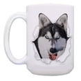thumbnail image 2 of ThisWear Husky Mug Set Cute Husky Novelty Gifts Husky Dog Cups 2 Pack Gift 15oz Coffee Mugs, 2 of 4