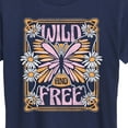 thumbnail image 3 of Instant Message - Wild And Free Butterfly - Women's Short Sleeve Graphic T-Shirt, 3 of 6