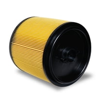 POWERTEC 1PK VCFS Cartridge Filter & Retainer for Vacmaster 5-20 Gal. Wet/Dry Vacuums (75125N)