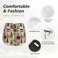 thumbnail image 4 of Rocae Rustic Plaid Forest Lodge for Women's Athletic Shorts Workout Hiking Shorts Athletic Shorts for Running, Yoga, Gym, Sports-Small, 4 of 7