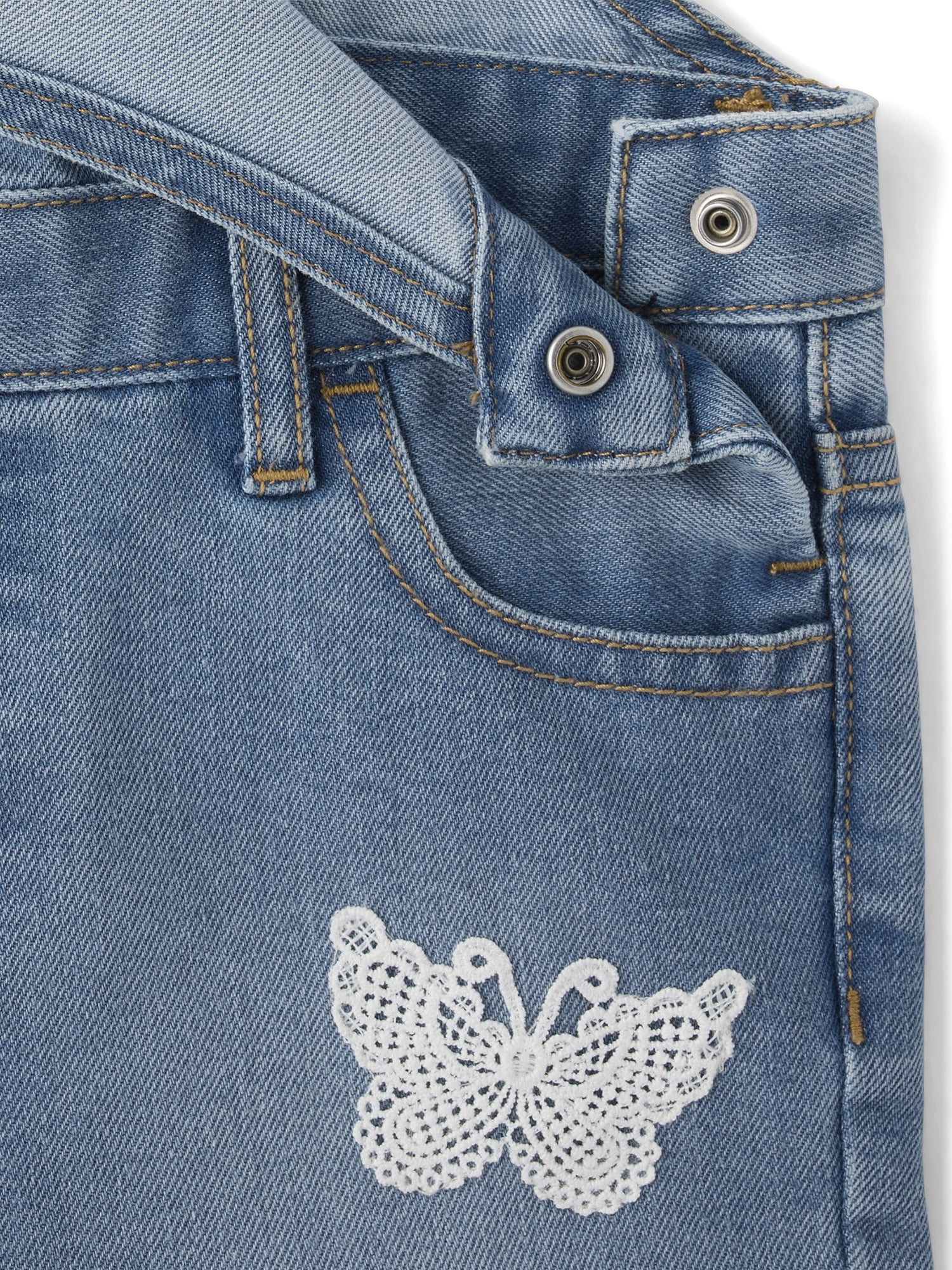 The Children's Place Baby & Toddler Girl Sleeveless Denim Shortalls, Sizes 6M-5T