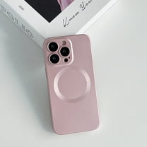 Mantto Compatible for iPhone 13 Pro Magnetic Case Cover, Soft Silicone Wireless Charging MagSafe Military Grade Drop Protection Shockproof Case with Lens Protectors Dustproof Cover,Rosegold