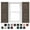 385 French Roast, variant on Mid America Raised Panel Shutters 14 3/4 Inch Width (1 Pair)