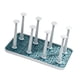 thumbnail image 4 of Escurridor de vasos para tazas, escurridor de vasos antiarañazos, soporte para tazas y tazas Verde blanco pequeño, 4 of 9