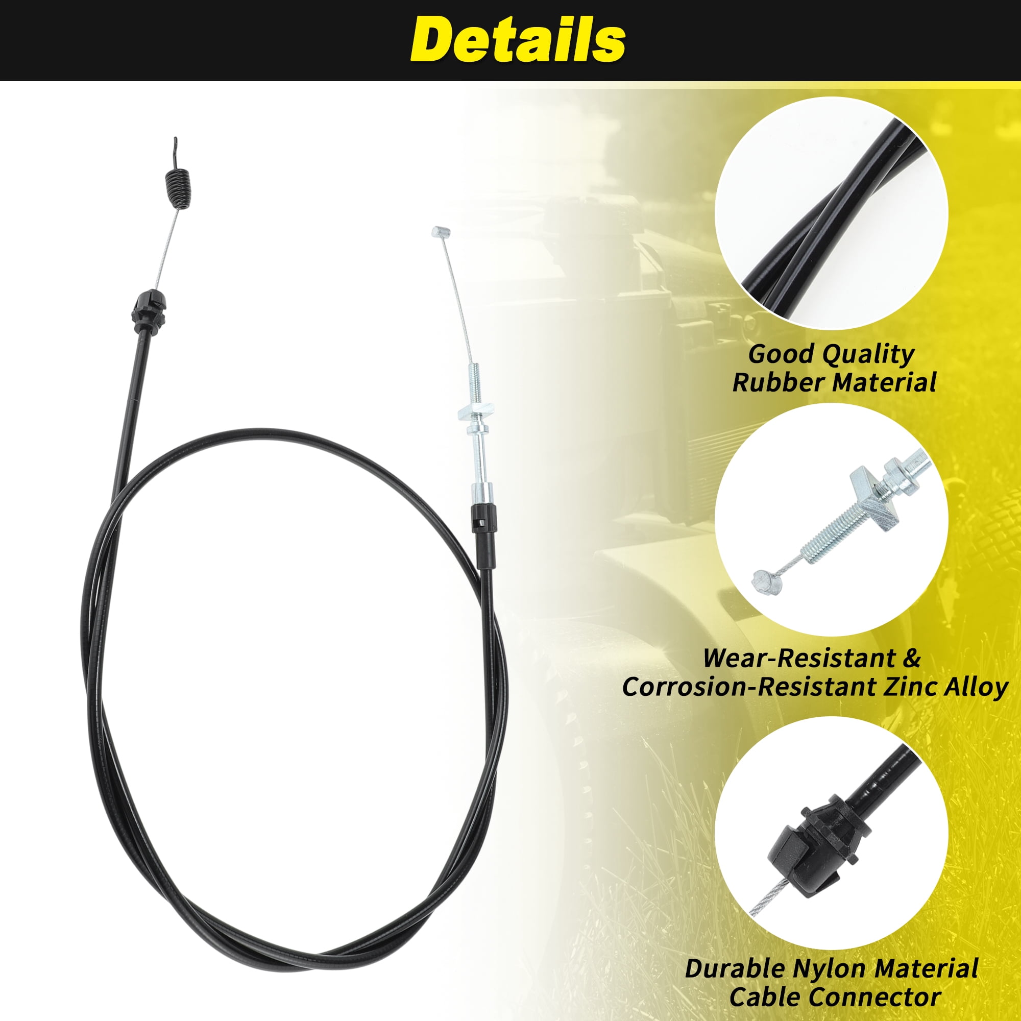 Unique Bargains Drive Cable for Husqvarna Redmax 21 Inch Mowers Control Cable