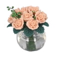 thumbnail image 2 of Casa de muñecas en miniatura Jadeshay 1:12 con flores de arcilla, 2 of 14