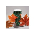 thumbnail image 3 of 1.5" Printed Plaid Check Ribbon: Emerald Green (10 Yards), 3 of 5