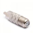 thumbnail image 4 of 10pc Latón Niel-plateado a RCA Adaptador Convertidor Plug Retail, 4 of 9
