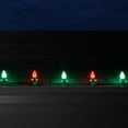 thumbnail image 6 of Opticore LED C7 Smooth Ceramic-Style Red and Green Christmas Lights with Shatterproof Christmas Bulbs, 50 Lights, 50ft, 6 of 7