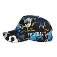 thumbnail image 5 of Daiia Football print Baseball Cap Men Women Golf Dad Hat Adjustable Original Classic Low Profile Hat Unconstructed Plain Cap, 5 of 9
