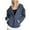Navy, variant on HAOTAGS Hoodie for Women, Long Sleeve Hooded Sweatshirts Casual Fall Winter Jacket Black M